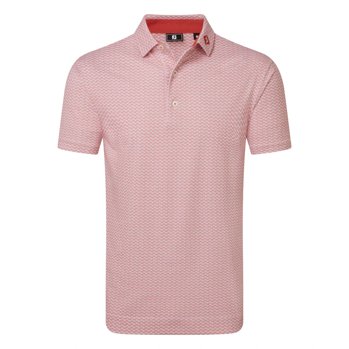 FootJoy Scallop Geo Pique Golf Polo Shirt 39238