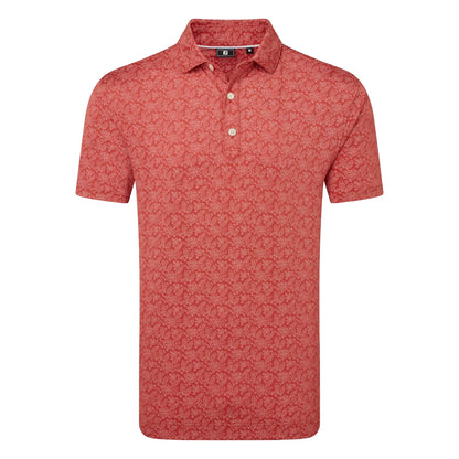 FootJoy Wingtip Floral Lisle Golf Polo Shirt 39264