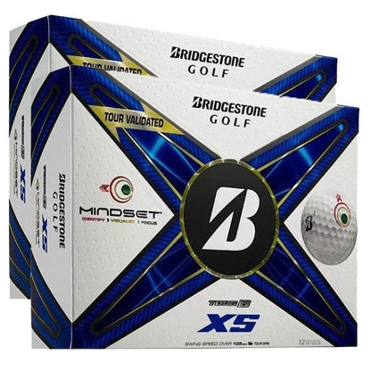 Bridgestone Tour B XS Mindset Double Dozen Golf Balls + Free Cap