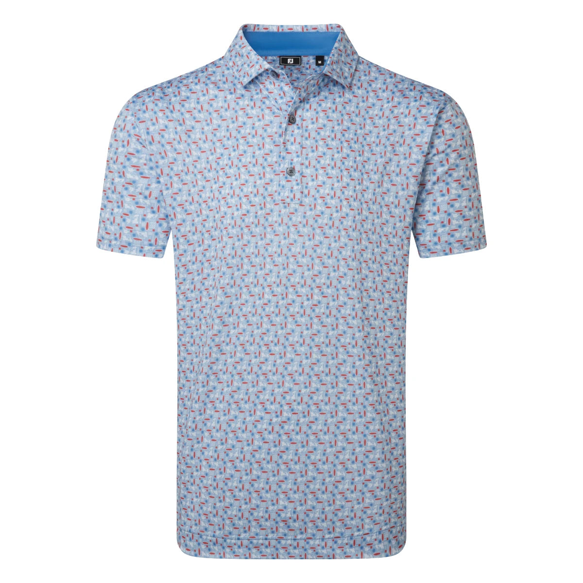 FootJoy Surfs Up Print Lisle Golf Polo Shirt 39249