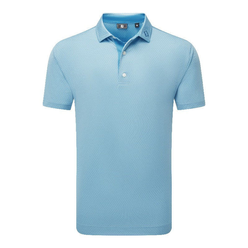 FootJoy Deco Diamond Print Lisle Golf Polo Shirt 37782