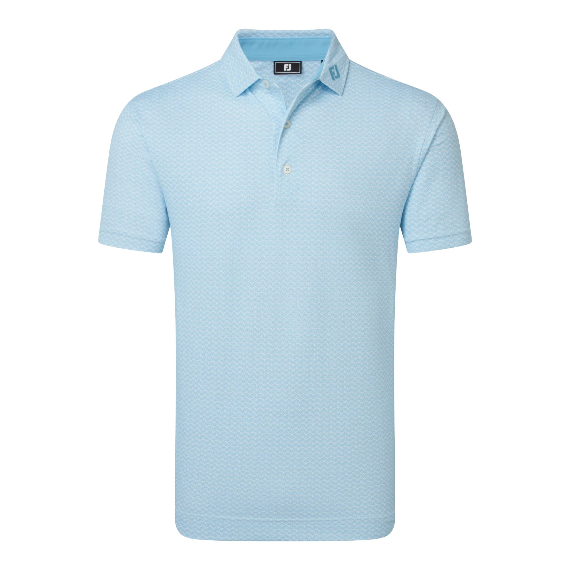 FootJoy Scallop Geo Pique Golf Polo Shirt 39239