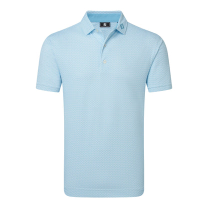 FootJoy Scallop Geo Pique Golf Polo Shirt 39239