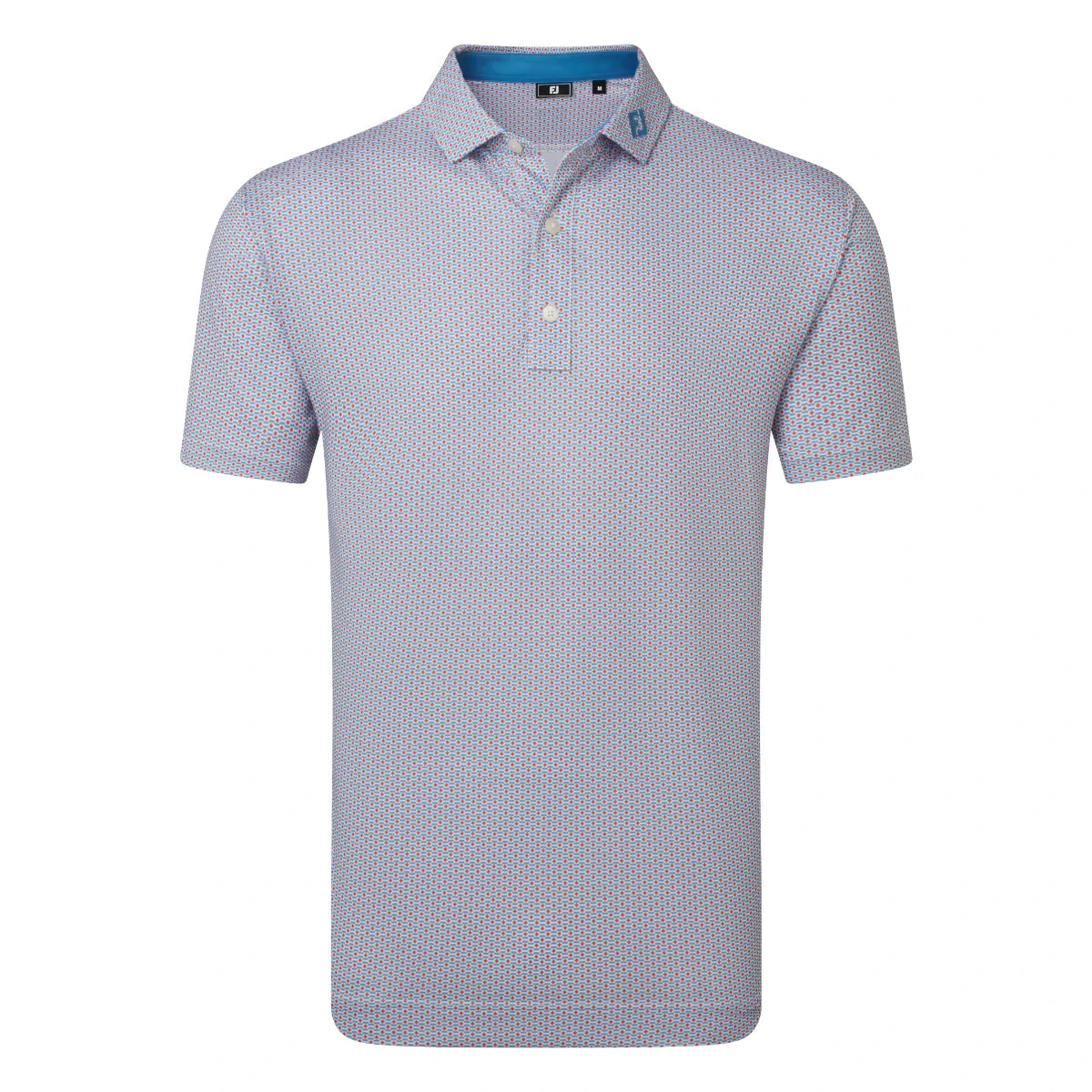 FootJoy Nautical Flag Print Lisle Golf Polo Shirt 39260