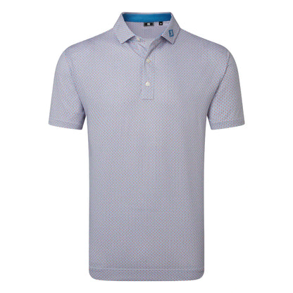 FootJoy Nautical Flag Print Lisle Golf Polo Shirt 39260