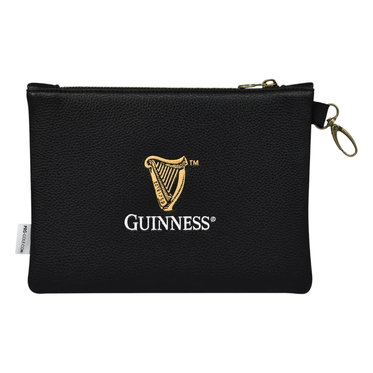 PRG Guinness Icon Zip Tote Golf Valuables Pouch