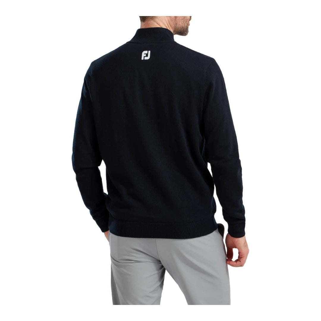 FootJoy Wool Blend 1/2 Zip Lined Golf Sweater 90210
