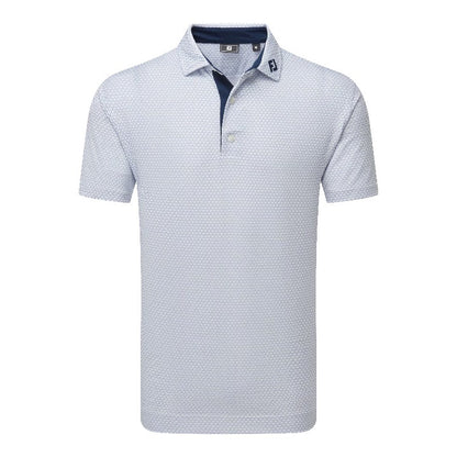 FootJoy Deco Diamond Print Lisle Golf Polo Shirt 37783