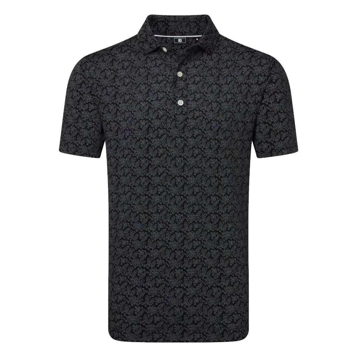 FootJoy Wingtip Floral Lisle Golf Polo Shirt 39266