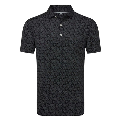 FootJoy Wingtip Floral Lisle Golf Polo Shirt 39266