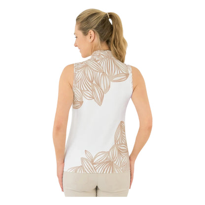 Pure Golf Ladies Aria Sleeveless Golf Polo Shirt PG-63034