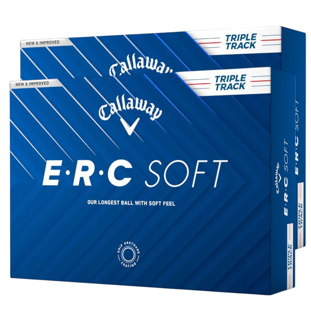Callaway 2025 ERC Soft Triple Track Golf Balls | Double Dozen