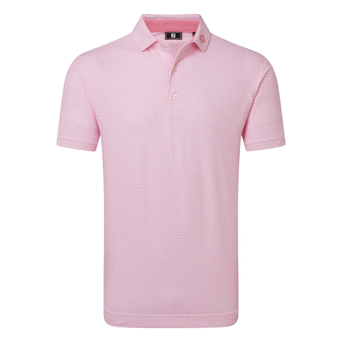 FootJoy Scallop Geo Pique Golf Polo Shirt 39240