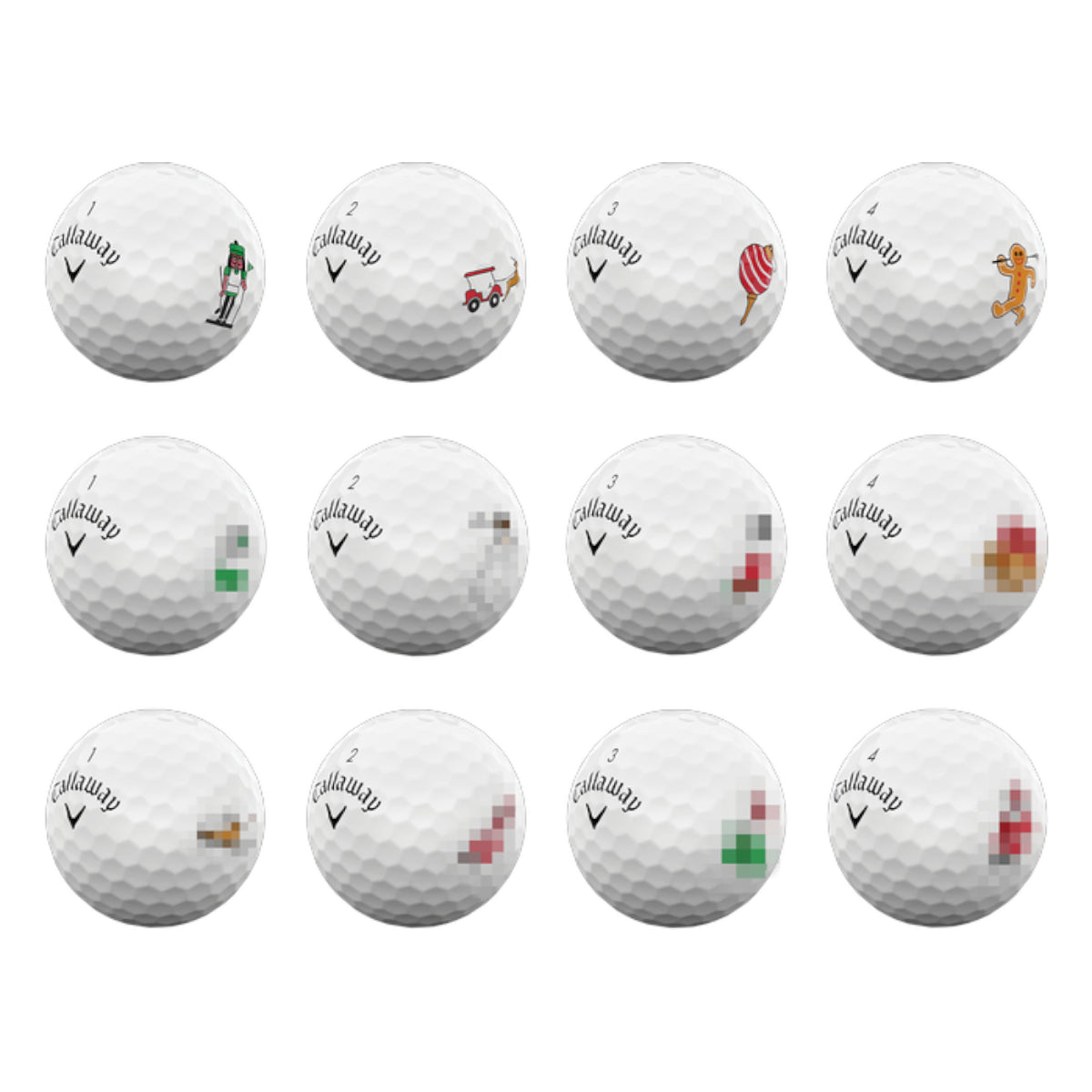 Callaway Super Soft 12-Day Advent Calendar Golf Balls