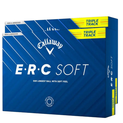 Callaway 2025 ERC Soft Triple Track Golf Balls | Double Dozen