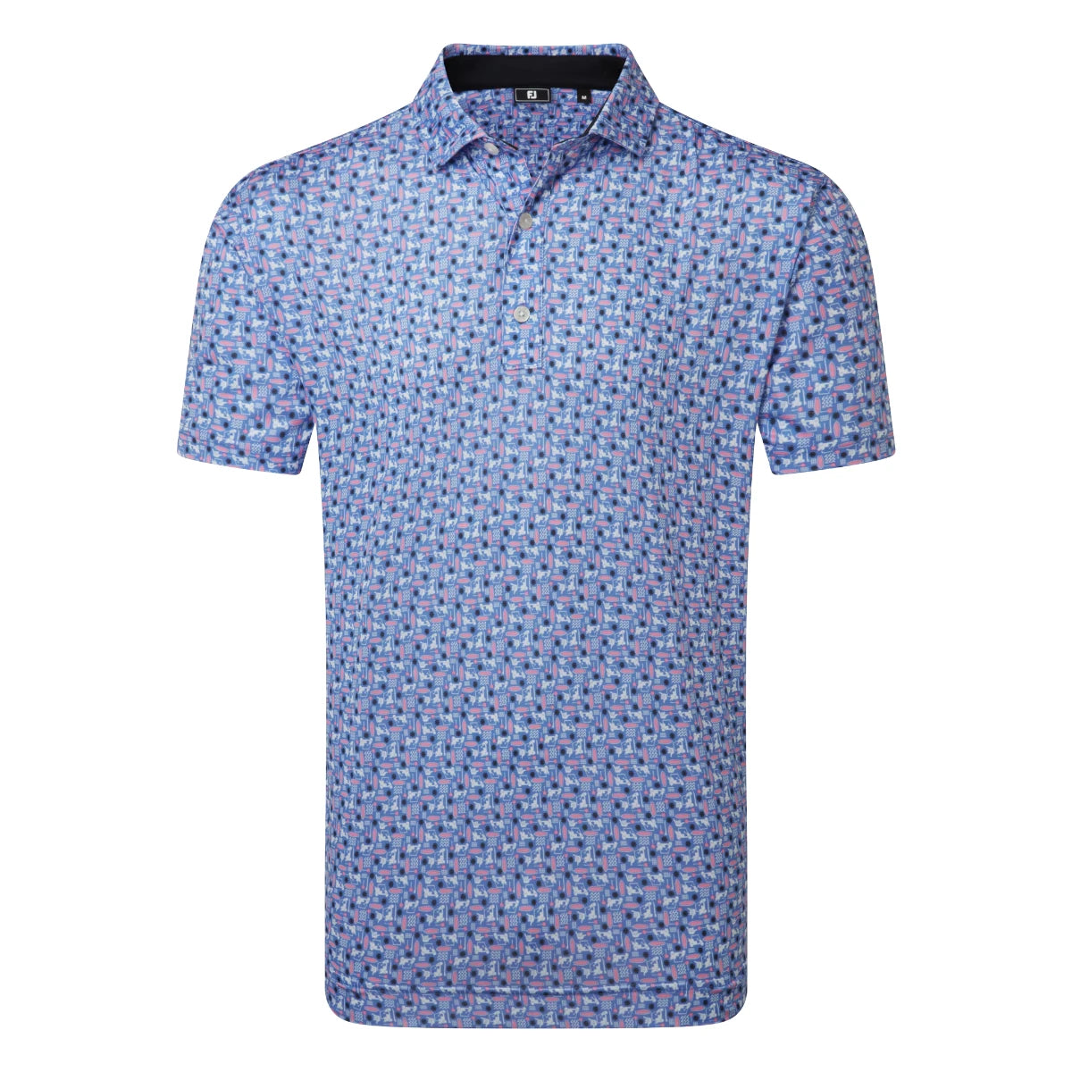 FootJoy Surfs Up Print Lisle Golf Polo Shirt 39251