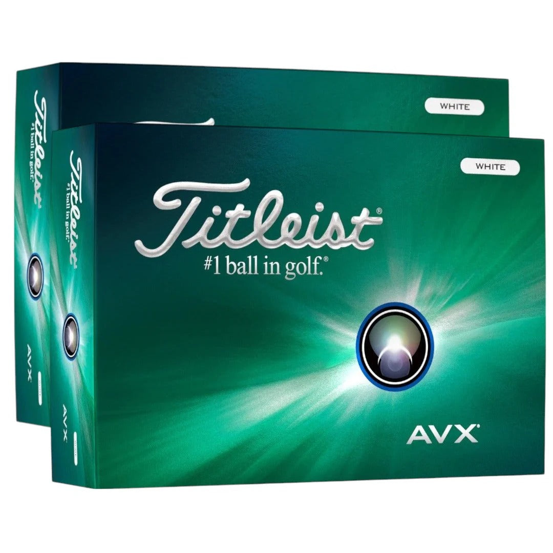 Titleist AVX White Golf Balls | 2 Dozen Offer