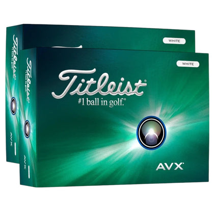 Titleist AVX White Golf Balls | 2 Dozen Offer