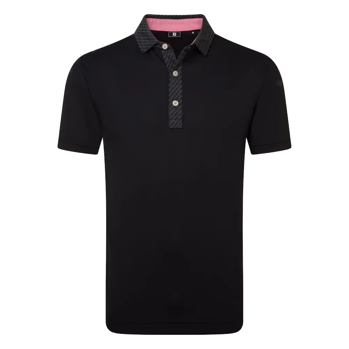 FootJoy Star Geo Trim Pique Golf Polo Shirt 39285