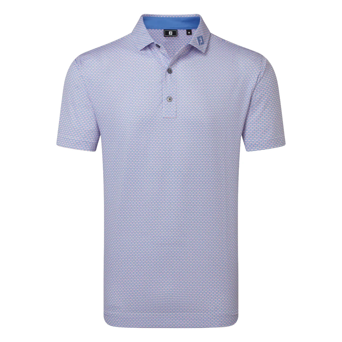 FootJoy Nautical Flag Print Lisle Golf Polo Shirt 39262