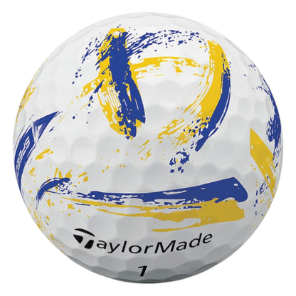 TaylorMade 2026 Speed Soft Ink Golf Balls | Yellow/Blue
