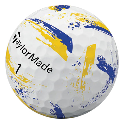 TaylorMade 2026 Speed Soft Ink Golf Balls | Yellow/Blue