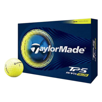 TaylorMade 2026 TP5 Golf Balls | Yellow