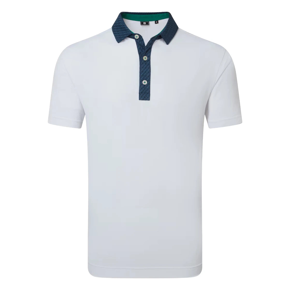 FootJoy Star Geo Trim Pique Golf Polo Shirt 39286