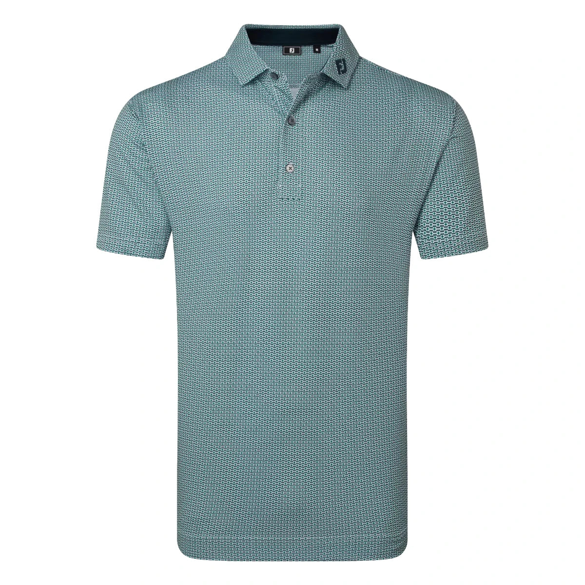 FootJoy Nautical Flag Print Lisle Golf Polo Shirt 39263