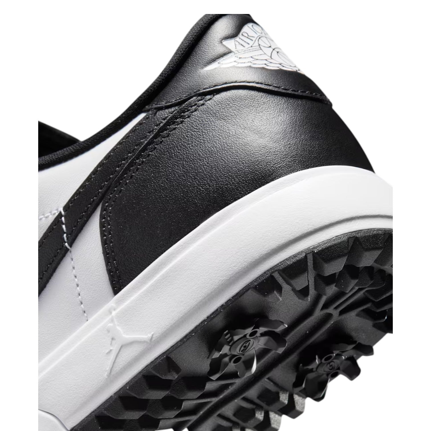 Nike Air Jordan 1 Low Spiked Golf Shoes | White/White/Black