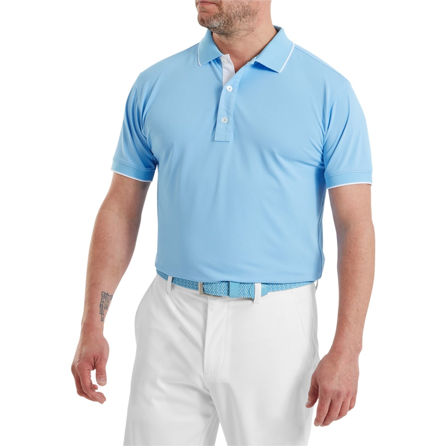 Footjoy Wordmark Pique Golf Polo Shirt 39276