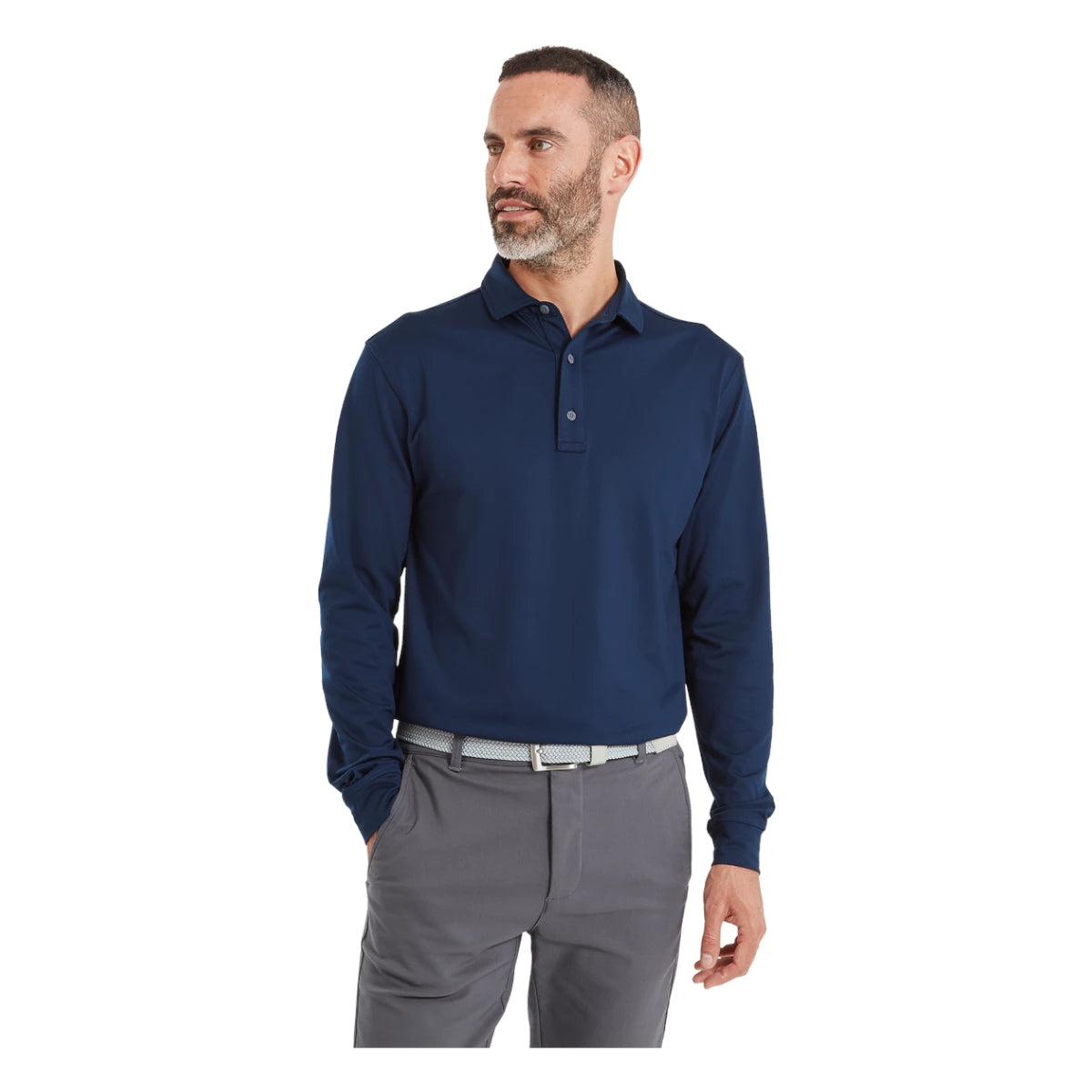 Footjoy ThermoSeries Long Sleeve Golf Polo Shirt 41721