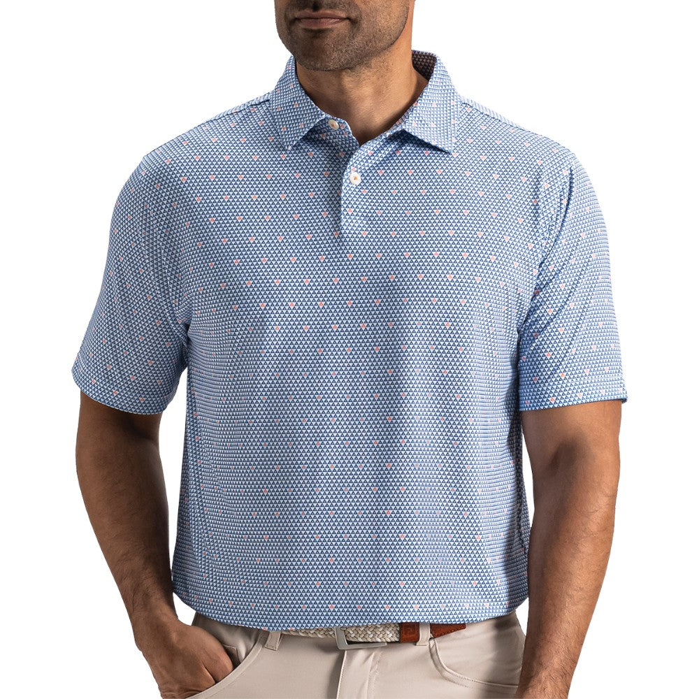 Footjoy Order Geometric Lisle Polo Shirt 40930    