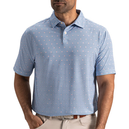 Footjoy Order Geometric Lisle Polo Shirt 40930    