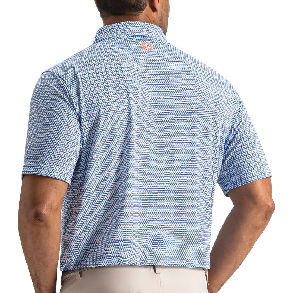 Footjoy Order Geometric Lisle Polo Shirt 40930    