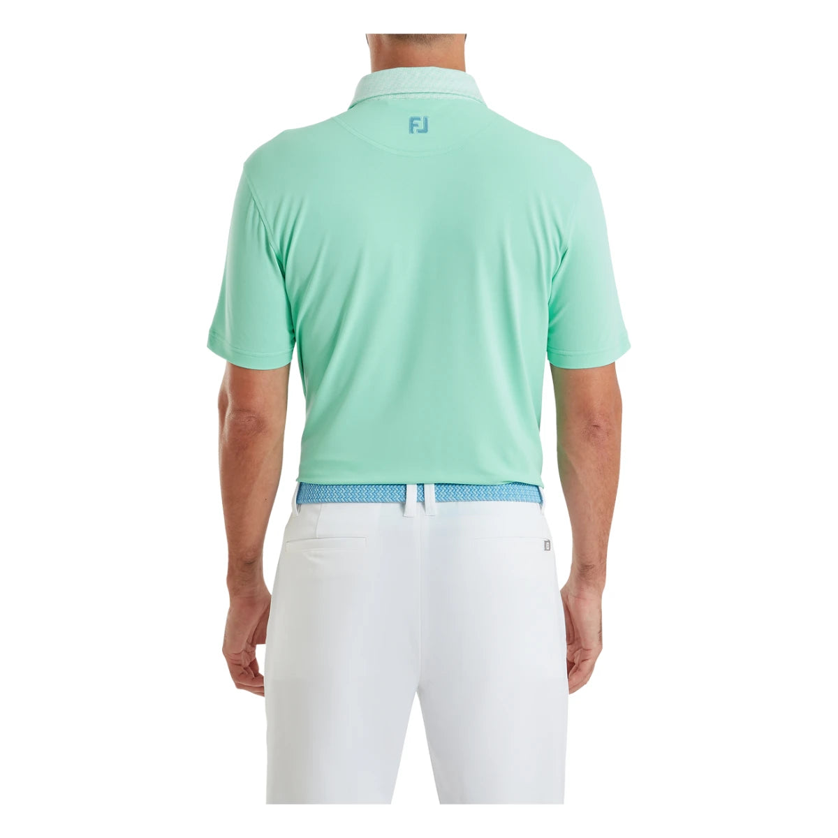 FootJoy Star Geo Trim Pique Golf Polo Shirt 39284