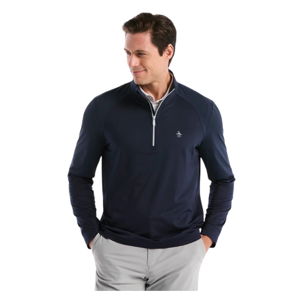 Original Penguin Mixed Media 1/4 Zip Golf Pullover OGKSG049