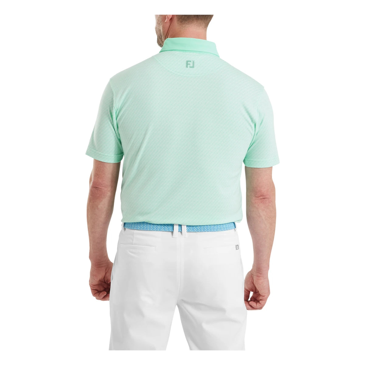 FootJoy Star Geo Jacquard Golf Polo Shirt 39257