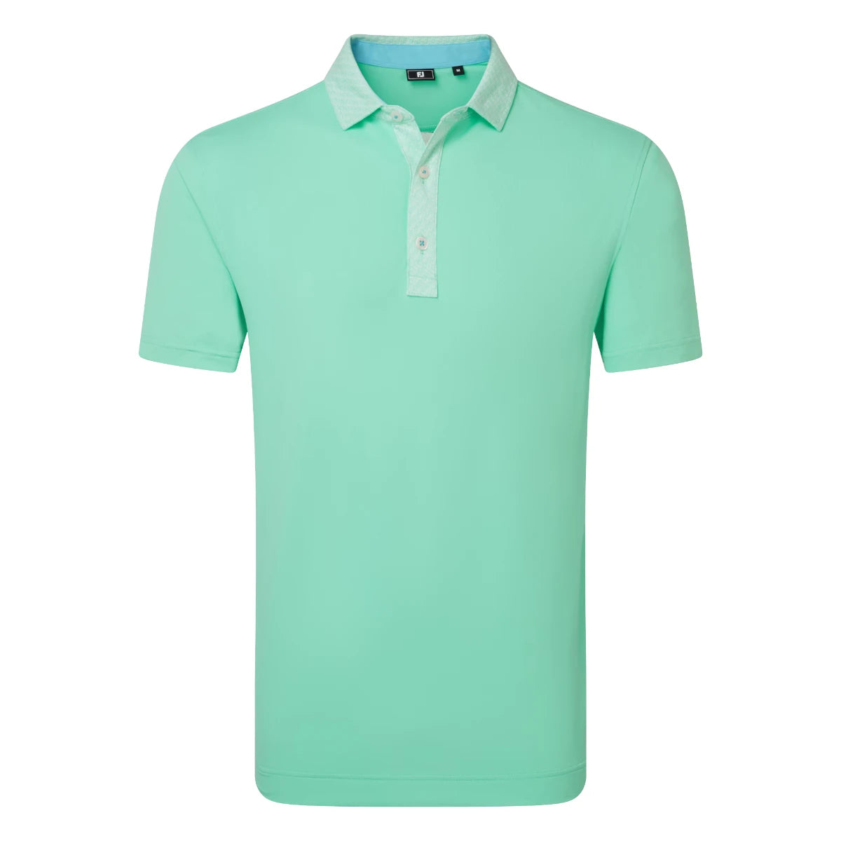 FootJoy Star Geo Trim Pique Golf Polo Shirt 39284