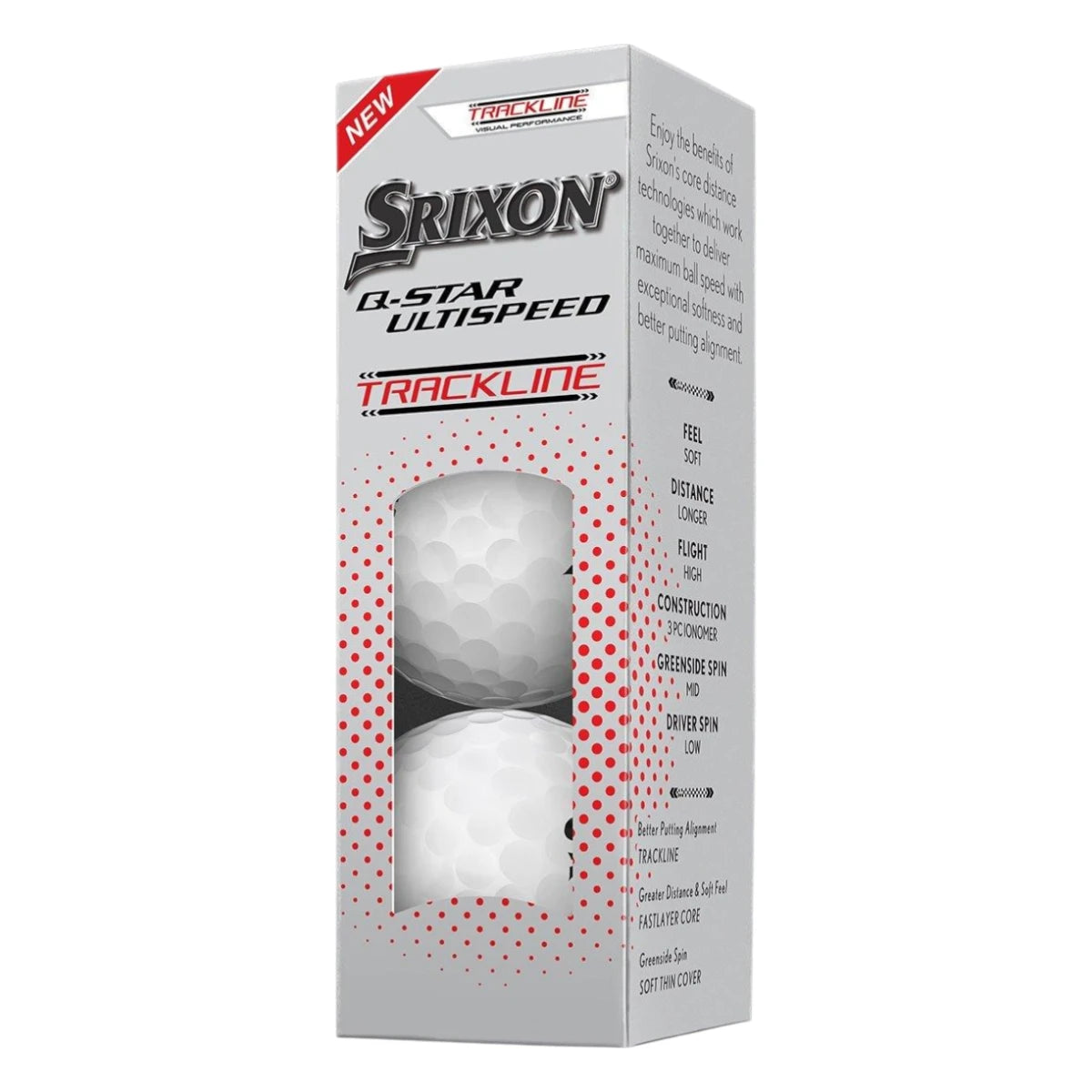 Srixon 2026 Q-Star Ultispeed Golf Balls | White