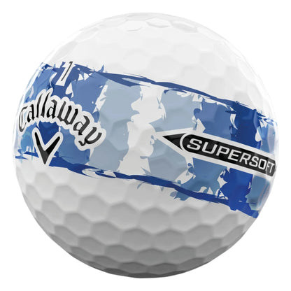 Callaway Supersoft Distressed Stripe Golf Balls