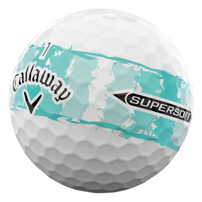 Callaway Supersoft Distressed Stripe Golf Balls