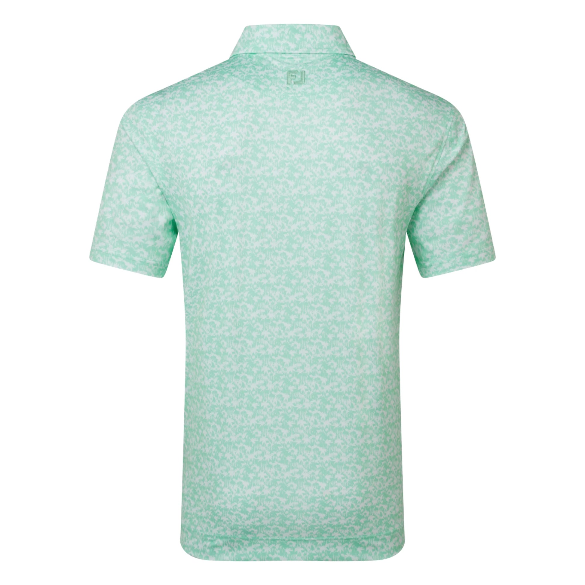 Footjoy Hidden Palm Print Lisle Golf Polo Shirt 39243