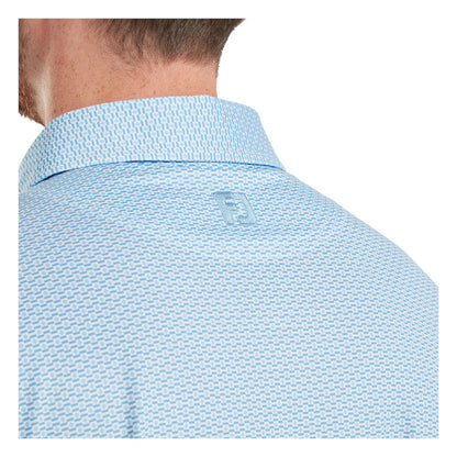 Footjoy Nautical Flag Print Lisle Golf Polo Shirt 39261