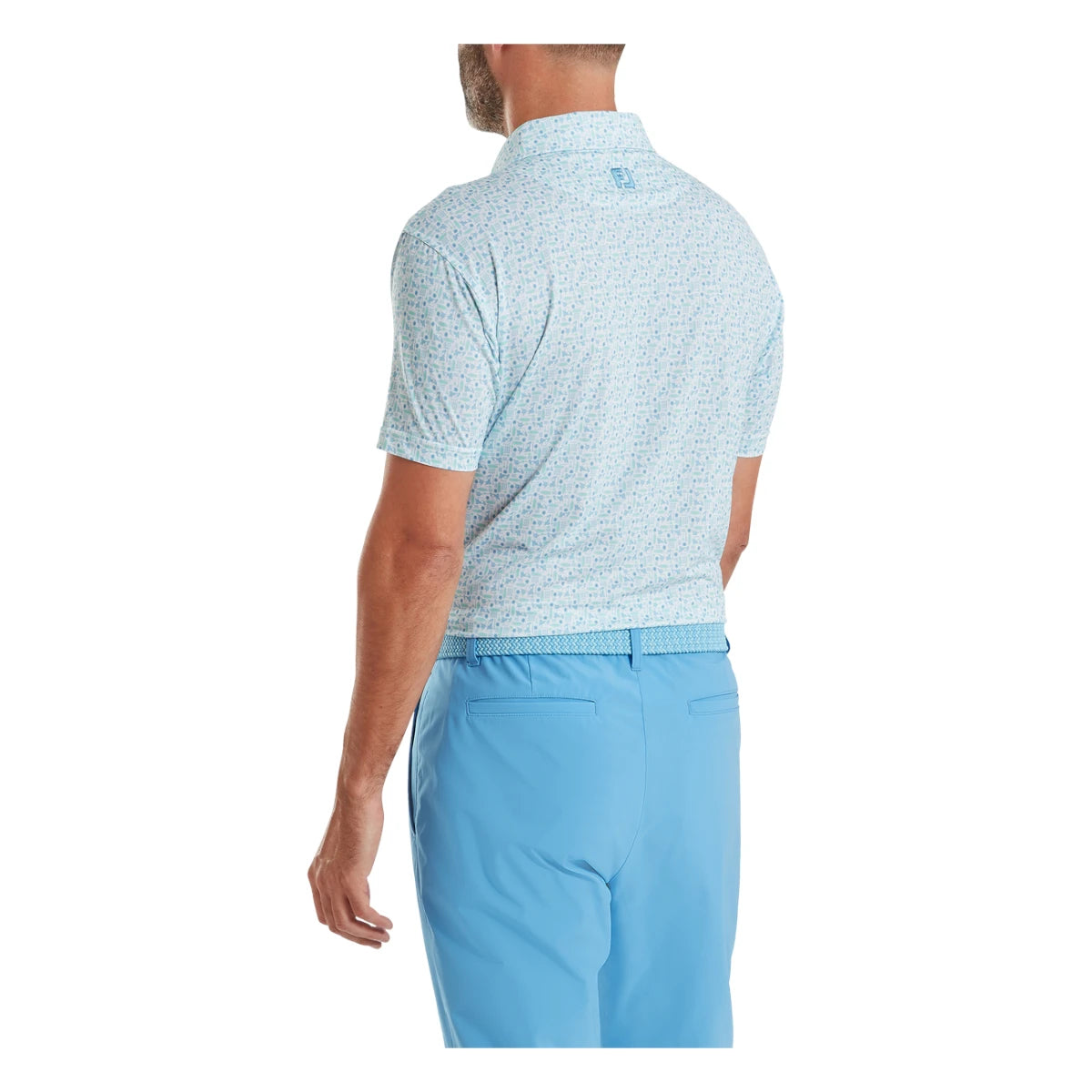 FootJoy Surfs Up Print Lisle Golf Polo Shirt 39250