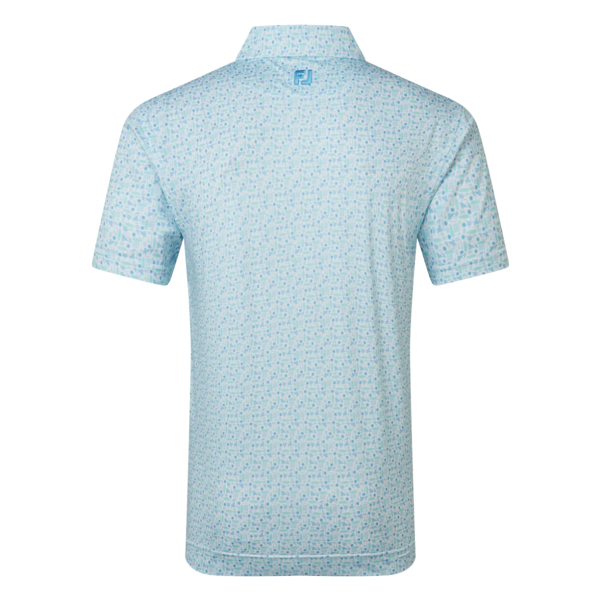 FootJoy Surfs Up Print Lisle Golf Polo Shirt 39250