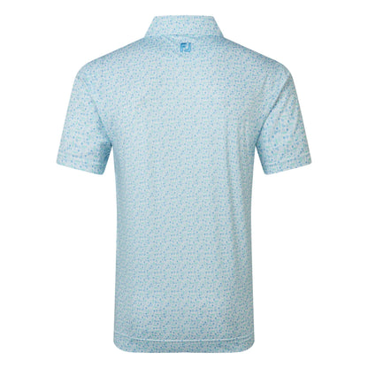 FootJoy Surfs Up Print Lisle Golf Polo Shirt 39250