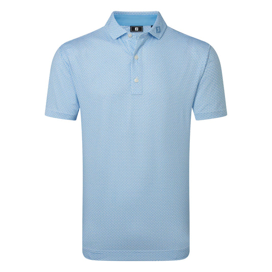 Footjoy Nautical Flag Print Lisle Golf Polo Shirt 39261