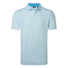 FootJoy Surfs Up Print Lisle Golf Polo Shirt 39250