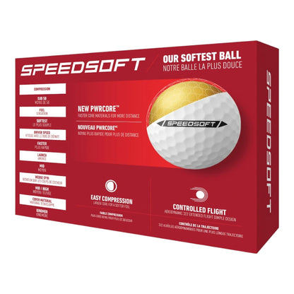 TaylorMade Speed Soft Golf Balls | 15 Pack